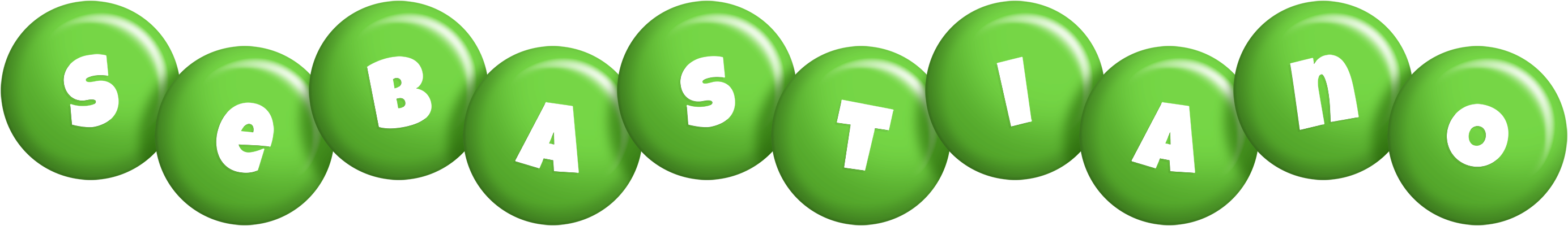 Sebastiano candy-green logo