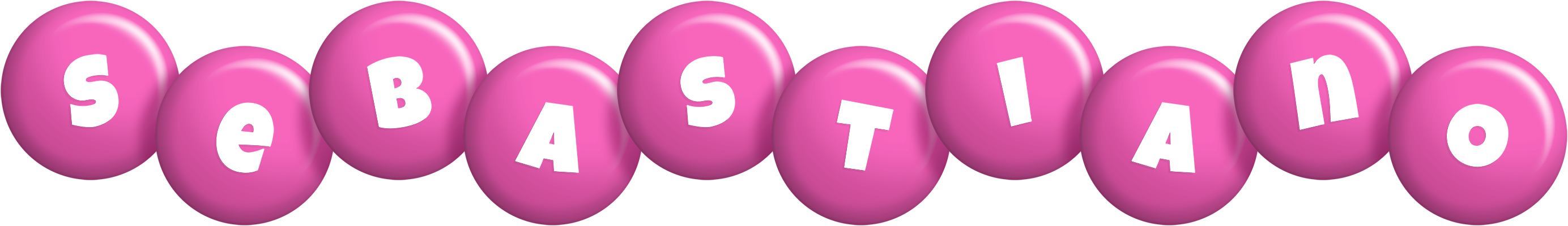 Sebastiano candy-pink logo