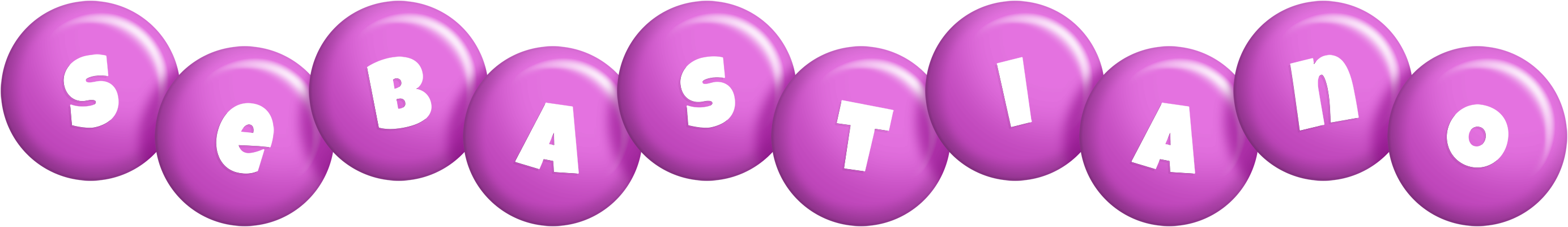 Sebastiano candy-purple logo