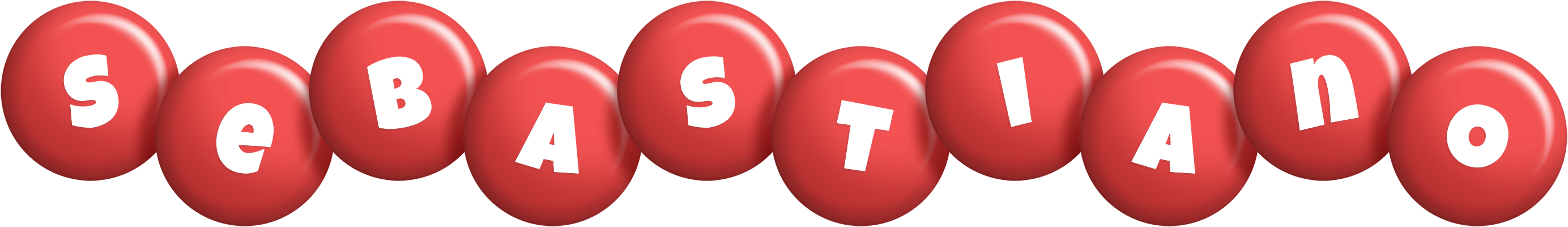 Sebastiano candy-red logo