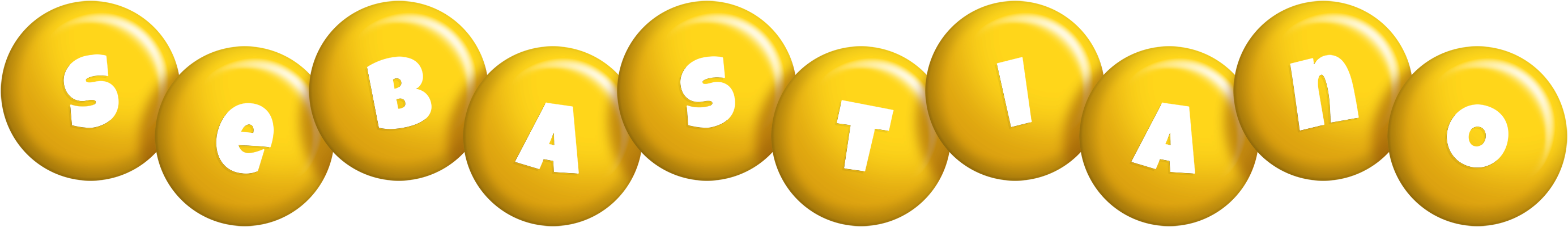 Sebastiano candy-yellow logo