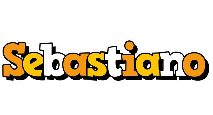 Sebastiano cartoon logo