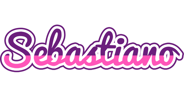 Sebastiano cheerful logo