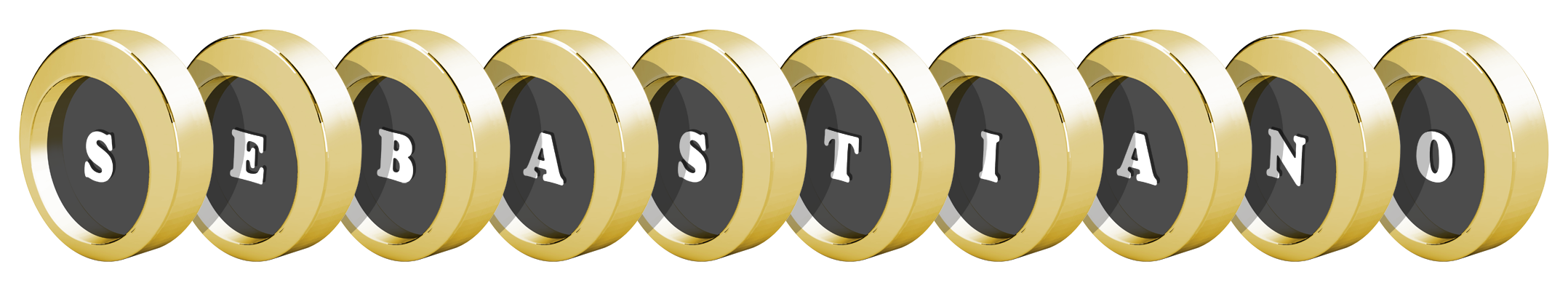 Sebastiano gold logo