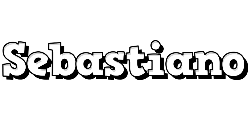 Sebastiano snowing logo