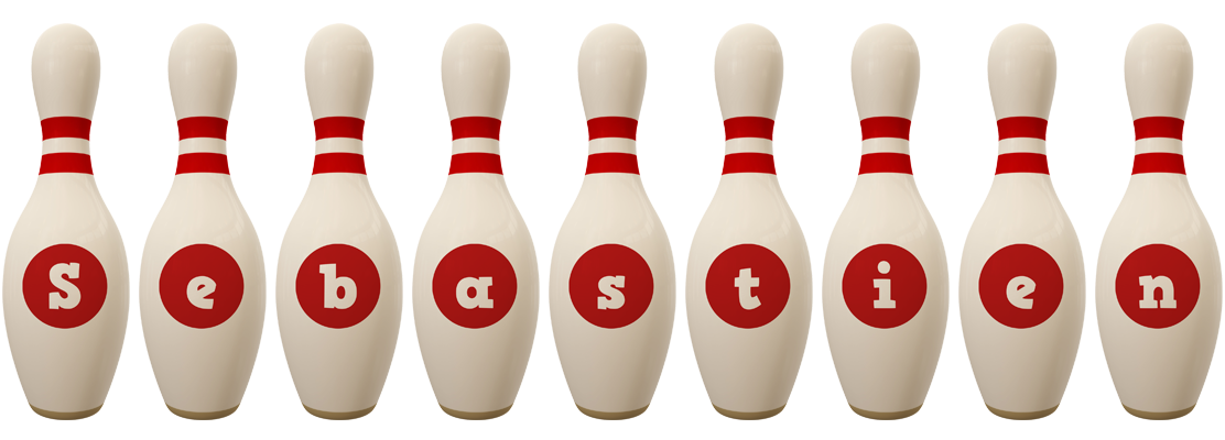 Sebastien bowling-pin logo