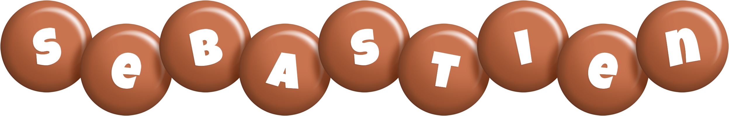 Sebastien candy-brown logo