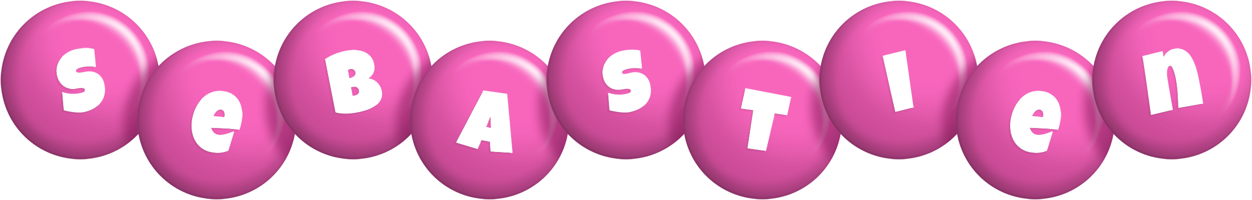 Sebastien candy-pink logo