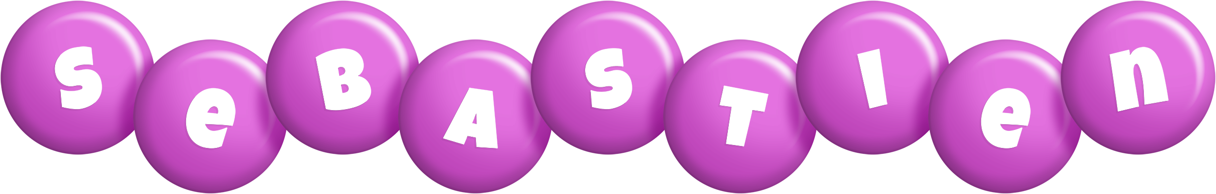 Sebastien candy-purple logo