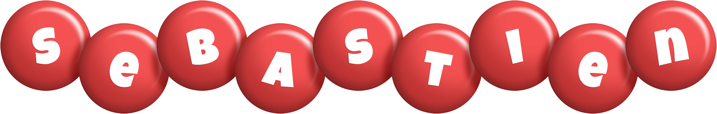 Sebastien candy-red logo
