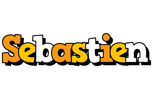 Sebastien cartoon logo