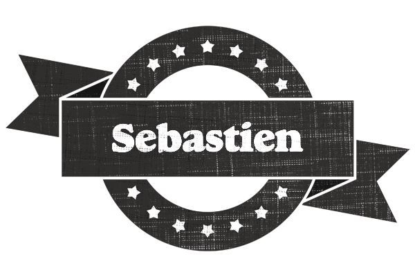 Sebastien grunge logo