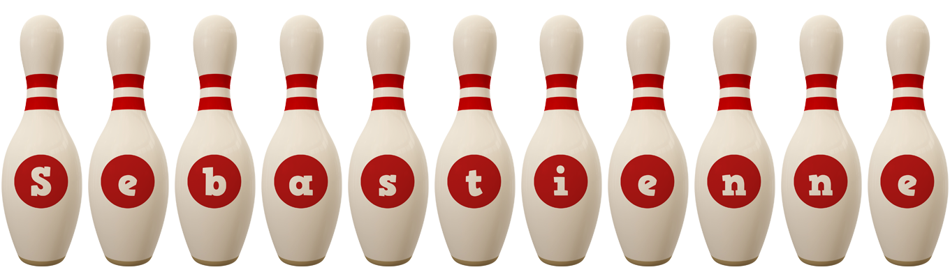 Sebastienne bowling-pin logo