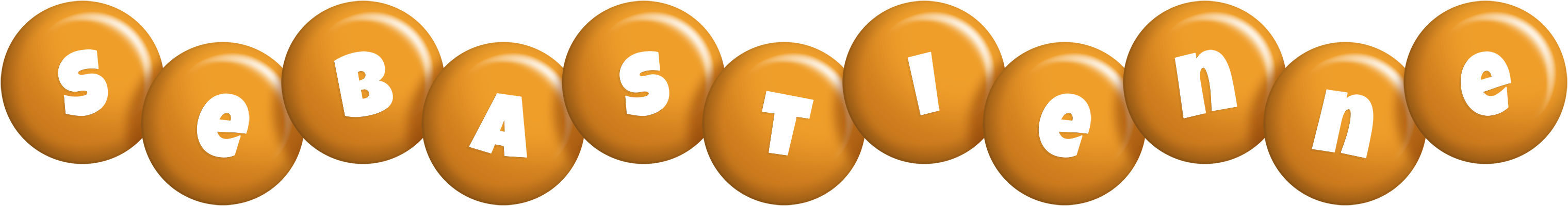Sebastienne candy-orange logo
