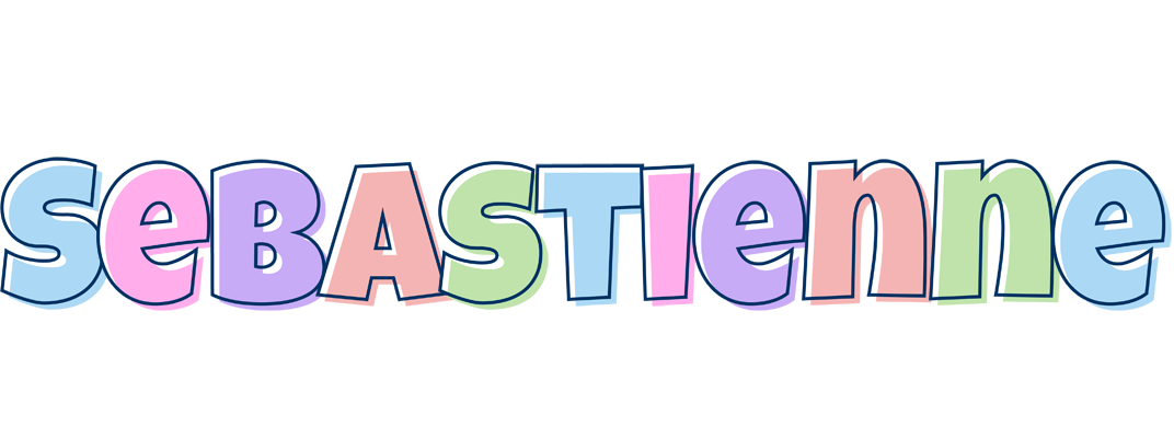 Sebastienne pastel logo
