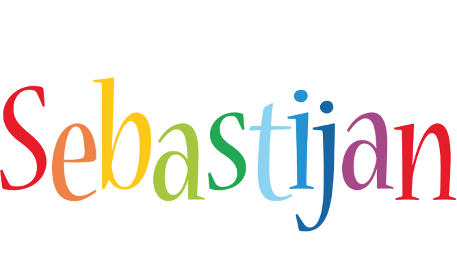Sebastijan birthday logo