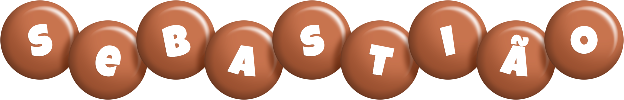 Sebastião candy-brown logo