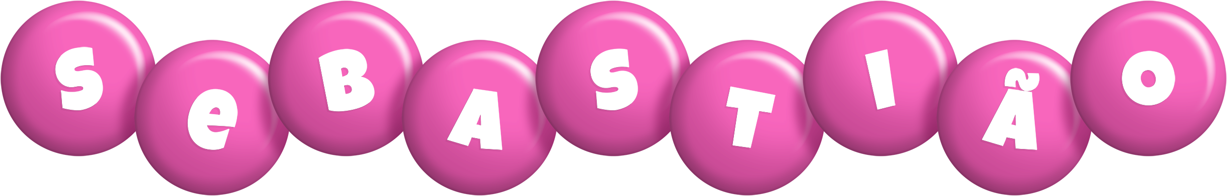 Sebastião candy-pink logo