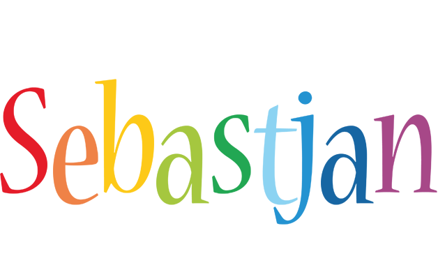 Sebastjan birthday logo