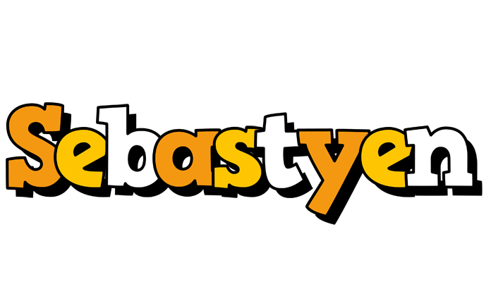 Sebastyen cartoon logo