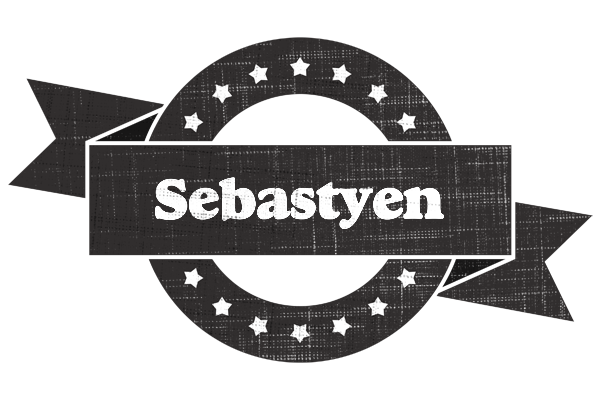 Sebastyen grunge logo