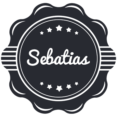 Sebatias badge logo