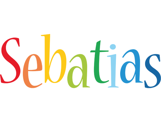 Sebatias birthday logo
