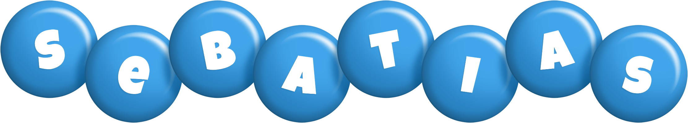 Sebatias candy-blue logo