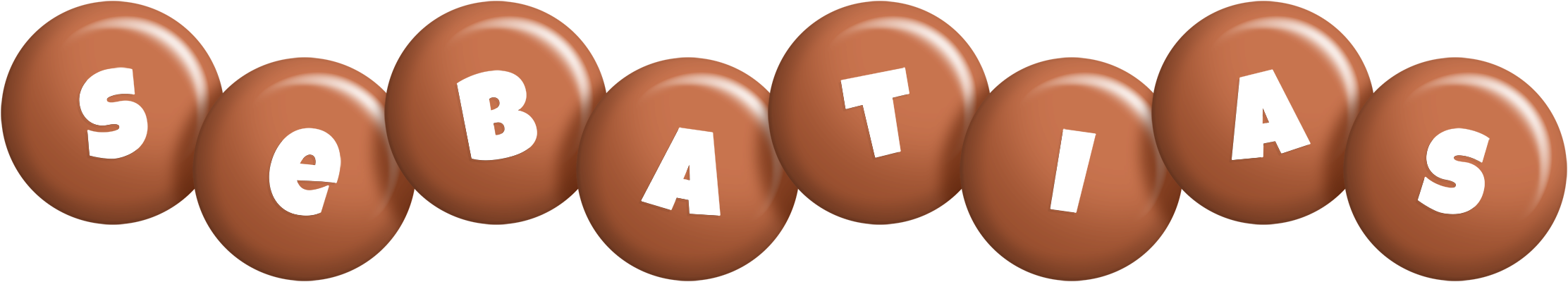 Sebatias candy-brown logo
