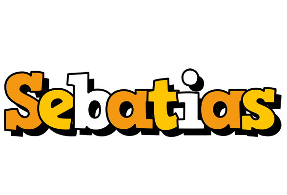 Sebatias cartoon logo