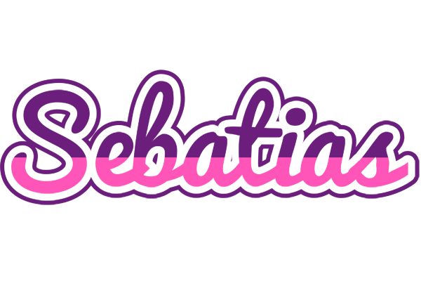 Sebatias cheerful logo