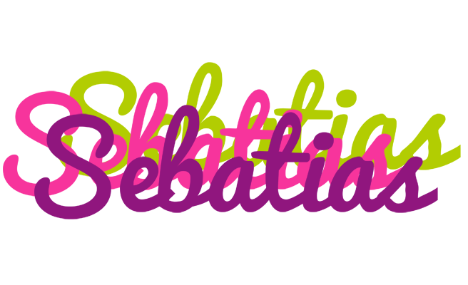 Sebatias flowers logo