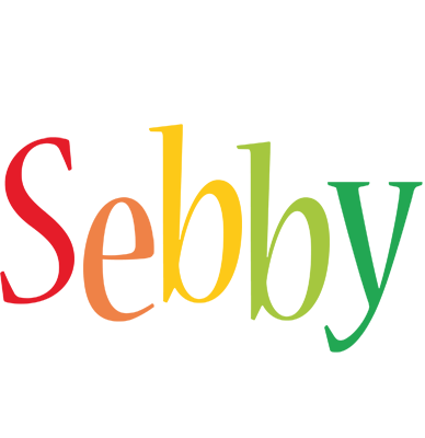 Sebby birthday logo