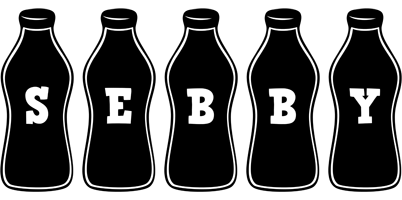 Sebby bottle logo