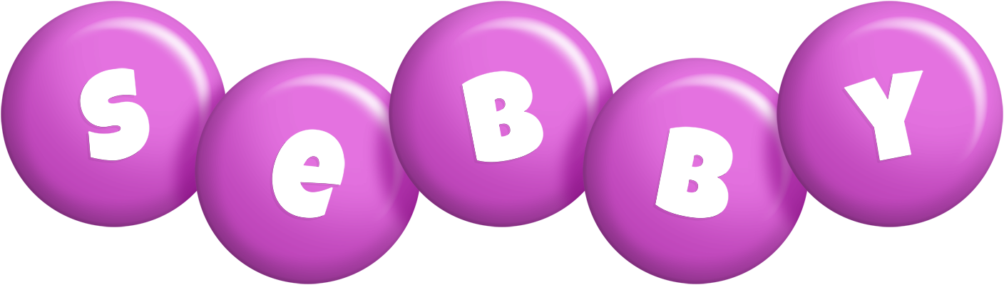 Sebby candy-purple logo