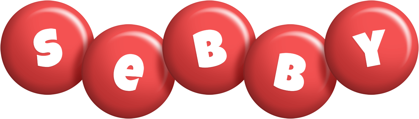 Sebby candy-red logo