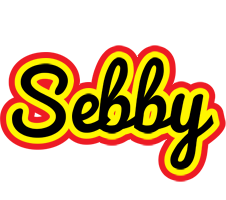 Sebby flaming logo