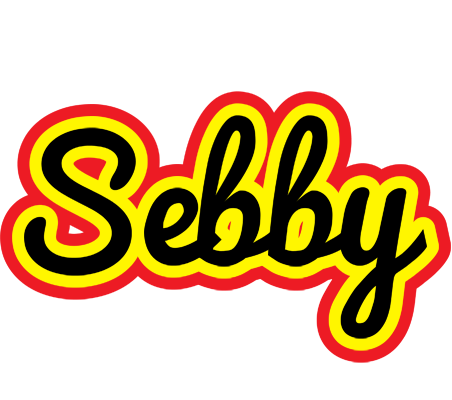 Sebby flaming logo