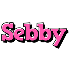 Sebby girlish logo