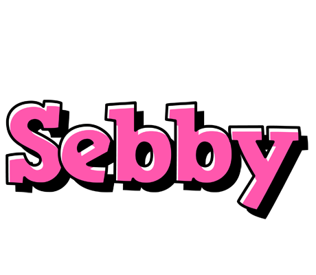Sebby girlish logo