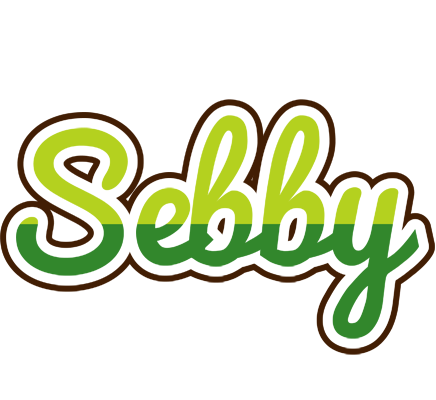Sebby golfing logo