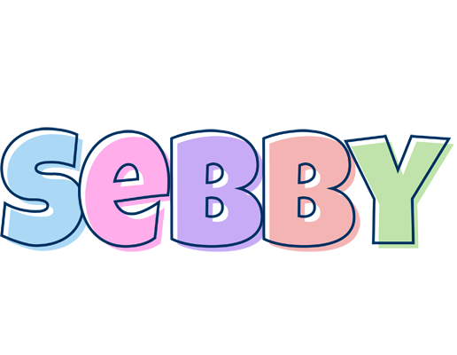 Sebby pastel logo