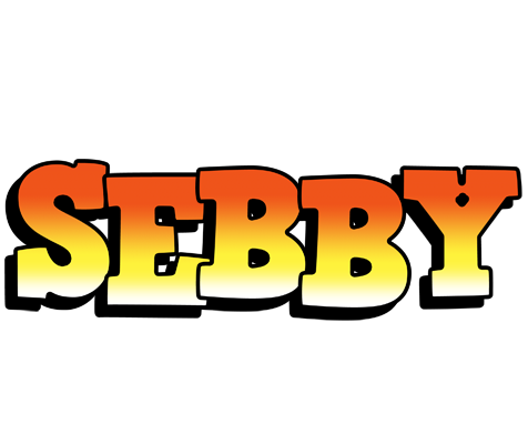 Sebby sunset logo