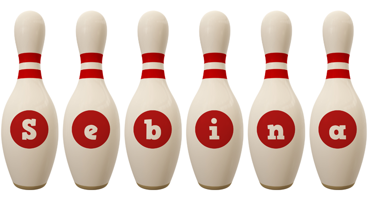 Sebina bowling-pin logo