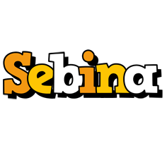 Sebina cartoon logo