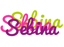 Sebina flowers logo