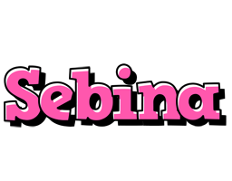 Sebina girlish logo