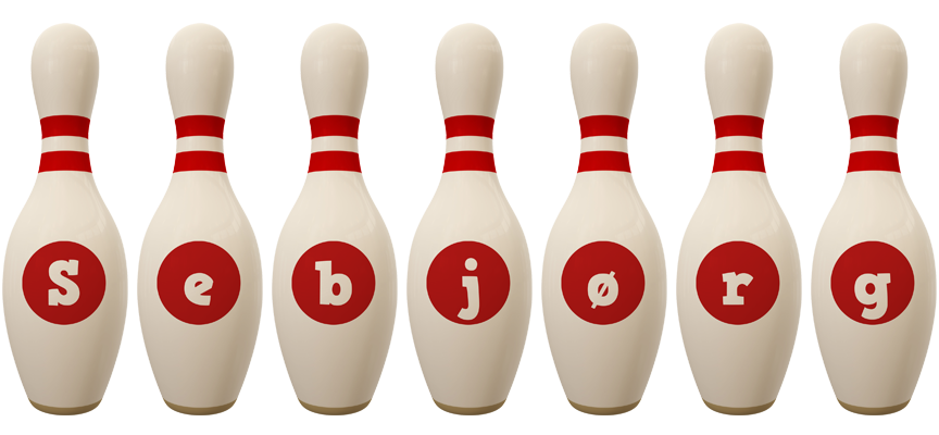 Sebjørg bowling-pin logo