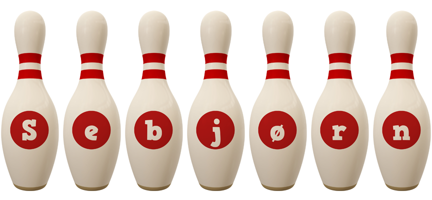 Sebjørn bowling-pin logo