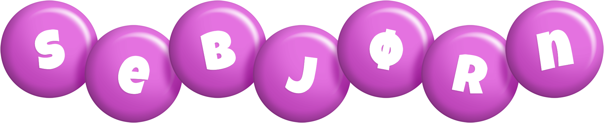 Sebjørn candy-purple logo